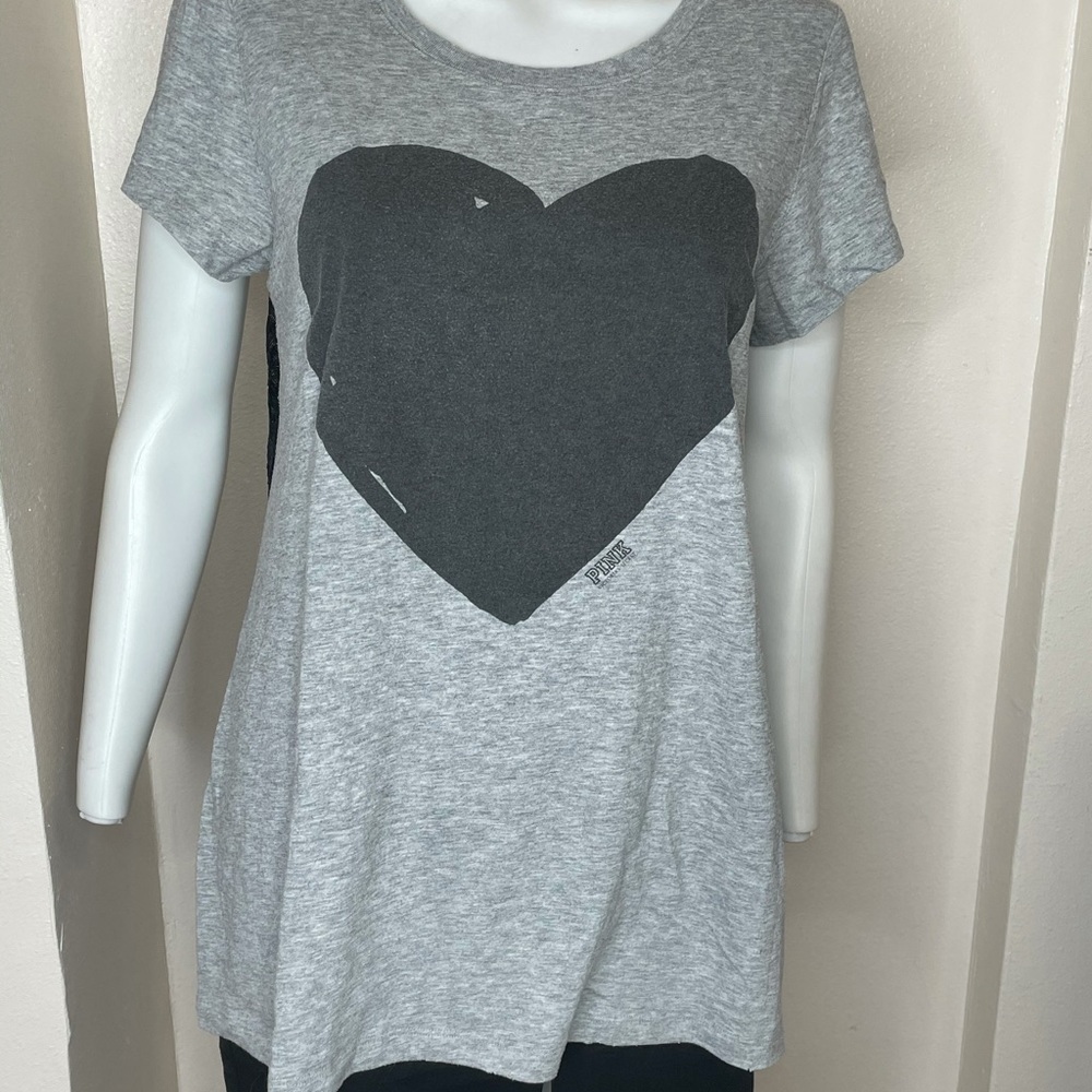 Vintage Pink Tee with Lace Back